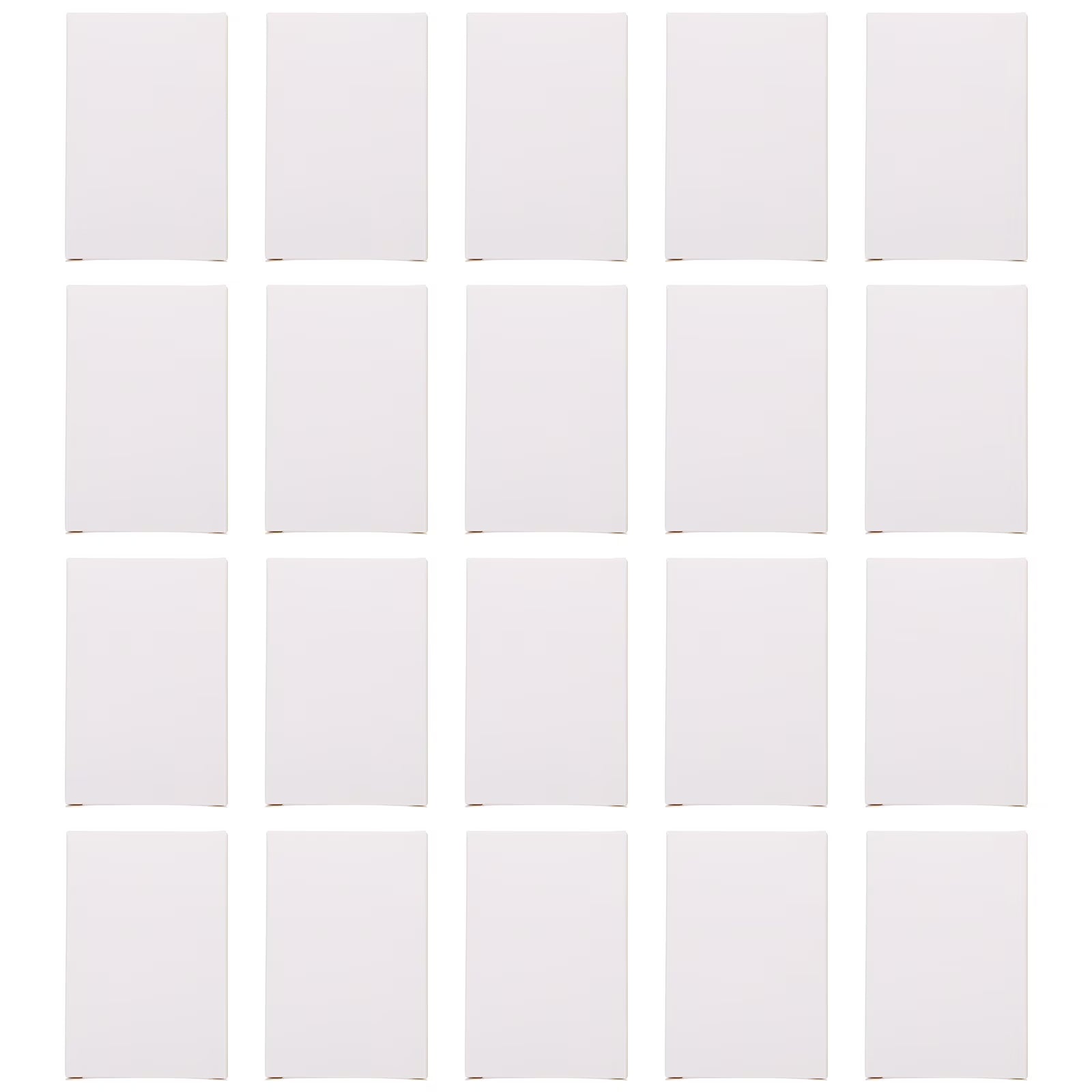 30 Pcs White Packaging Boxes Miniature Storage Case Carton Small