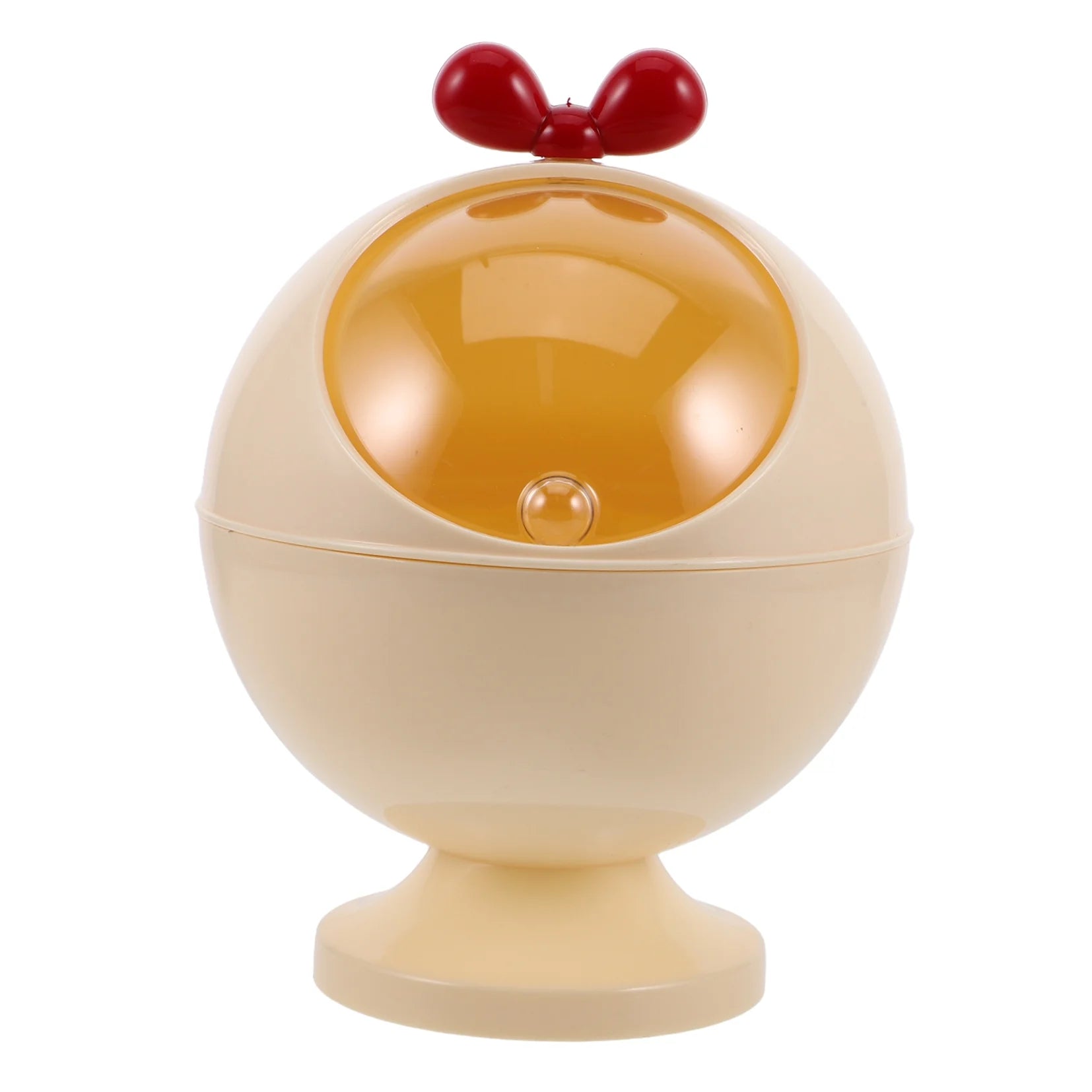 Figurine Decor Hair Accessories Storage Box Baby Miss 21.00X15.50X15.50CM Beige