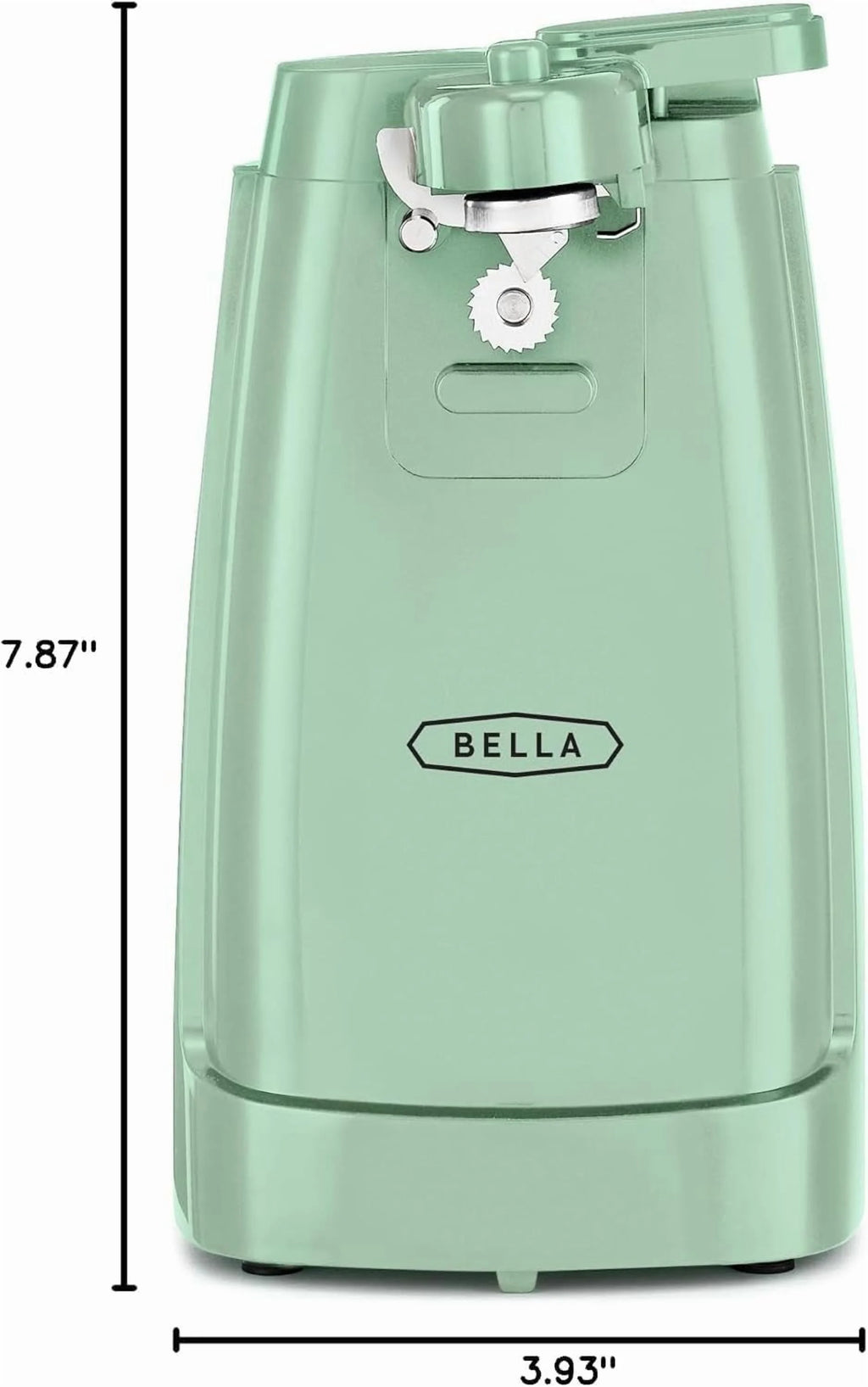 Electric Can Opener and Knife Sharpener Multifunctional Jar and Bottle Opener with Removable Cutting Lever and Cord Storage Stainless Steel Blade,