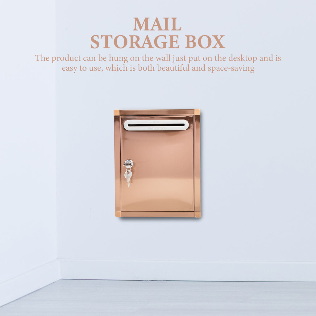 Letter Storage Box Suggestion Collection Box Complaint Container for Office Factory