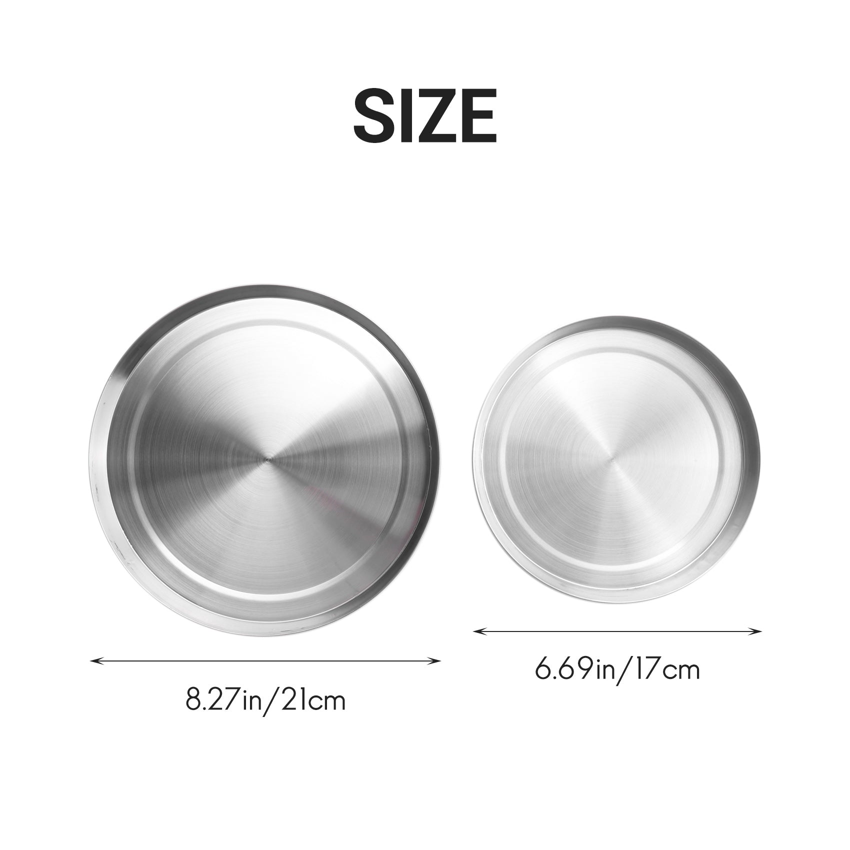 4Pcs Stainless Steel Hob Covers Stove Plate Top Cooker Protector Kit Set Utensils 17/21CM Kitchen Accessories