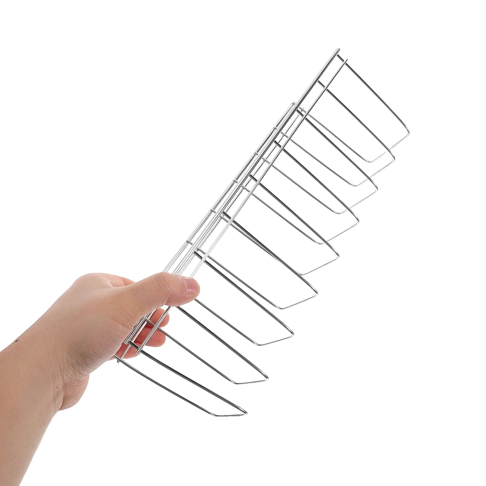 unbranded Kitchen Dish Drying Rack Made OfStainless Steel Stainless Steel Storage Box Kitchen Dish Tray Kitchen Bowl Stand Kitchen Plate Stand
