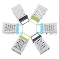 unbranded 6pcs Mini Cheese Grater Stainless Steel Small Box Grater Vegetables Shredder Handheld Kitchen Tool for Slicing Cheese Ginger Potatoes
