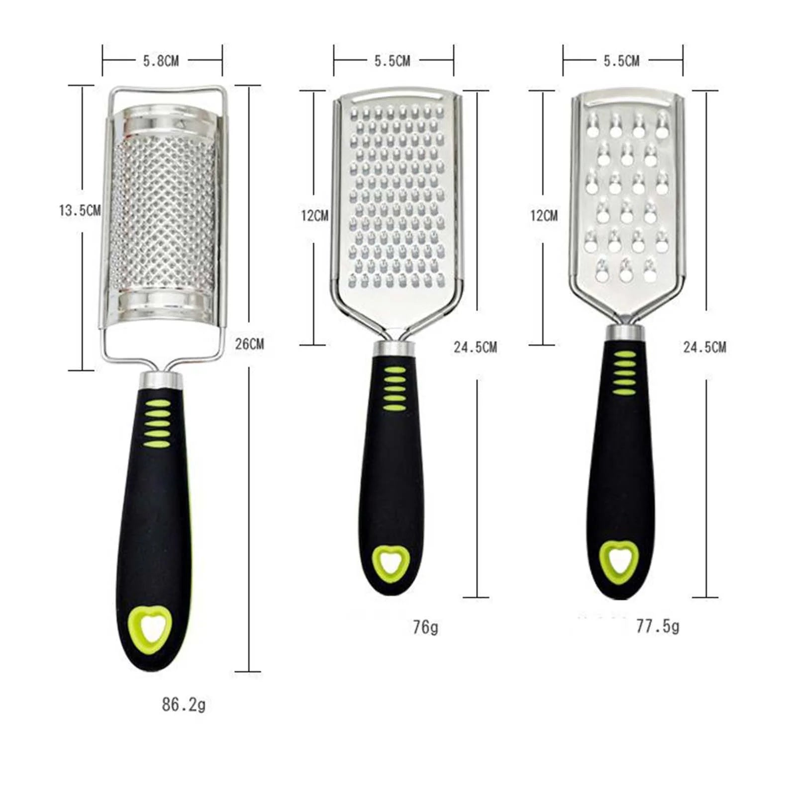 Hiroekza Cheese Grater Stainless Steel Zester Graters For Kitchen - Multi-purpose Kitchenware Kitchen Gadgets Clearance