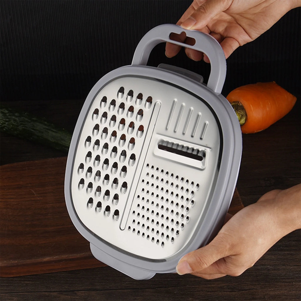 Grater Premium Handheld Cheese Grater - Cheese Grater With Soft Handle - Grater For Kitchen Spices Ginger - Stainless Steel Cheese Shredder - Lemon Zester To Kitchen Gadgets Clearance