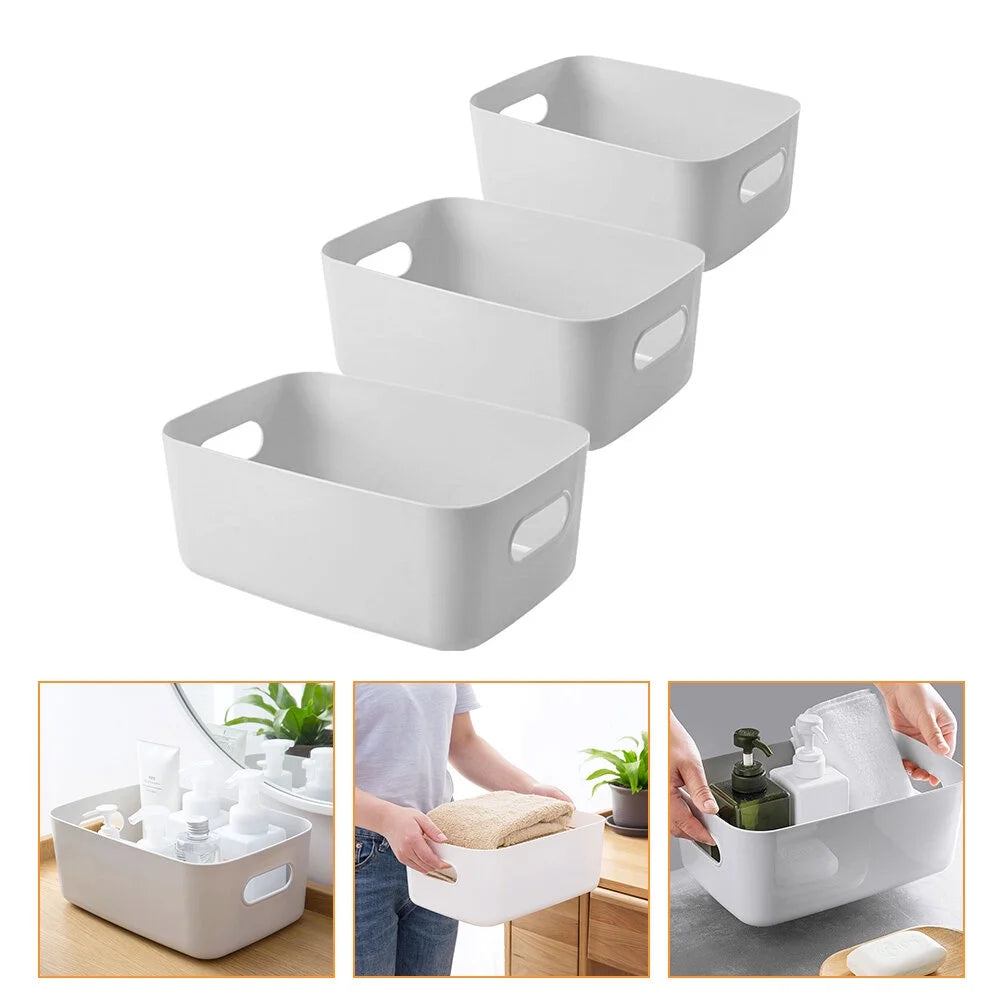 Basket Storage Box Three-Piece Set Medium Containers Boxes