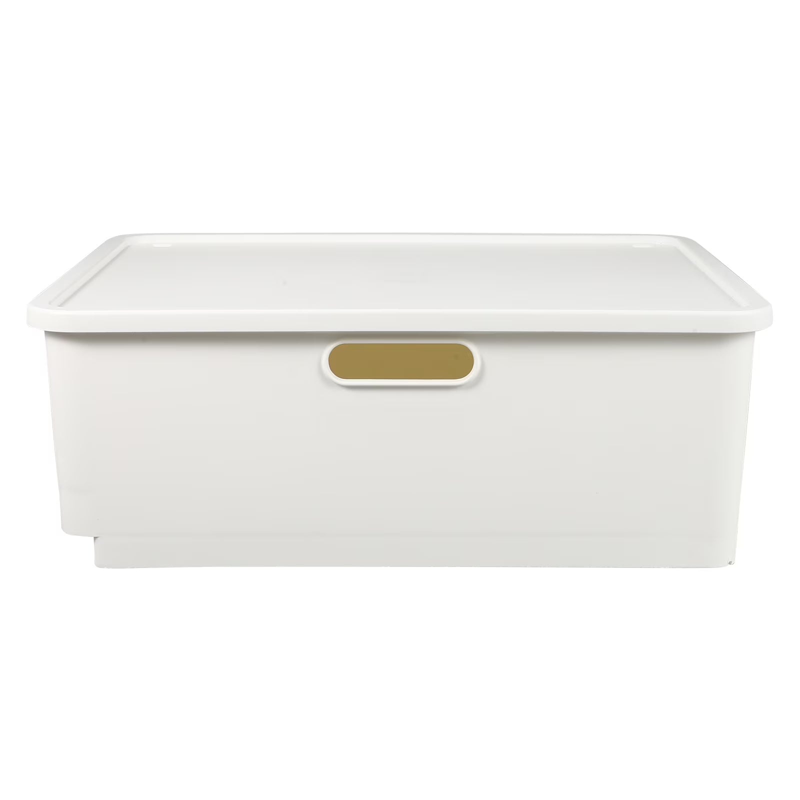 Japanese Storage Box Kitchen Shelves Basket Containers with Lids White