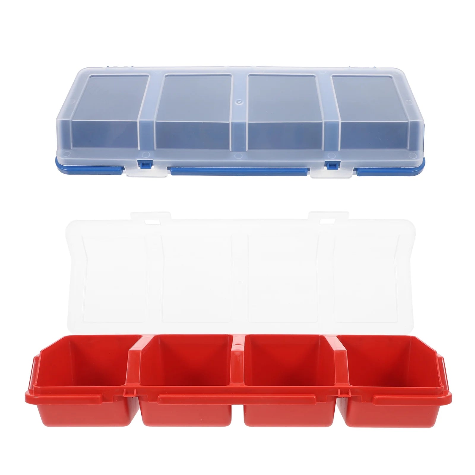 2 Pcs Screw and Nail Organizers Storage Parts Box