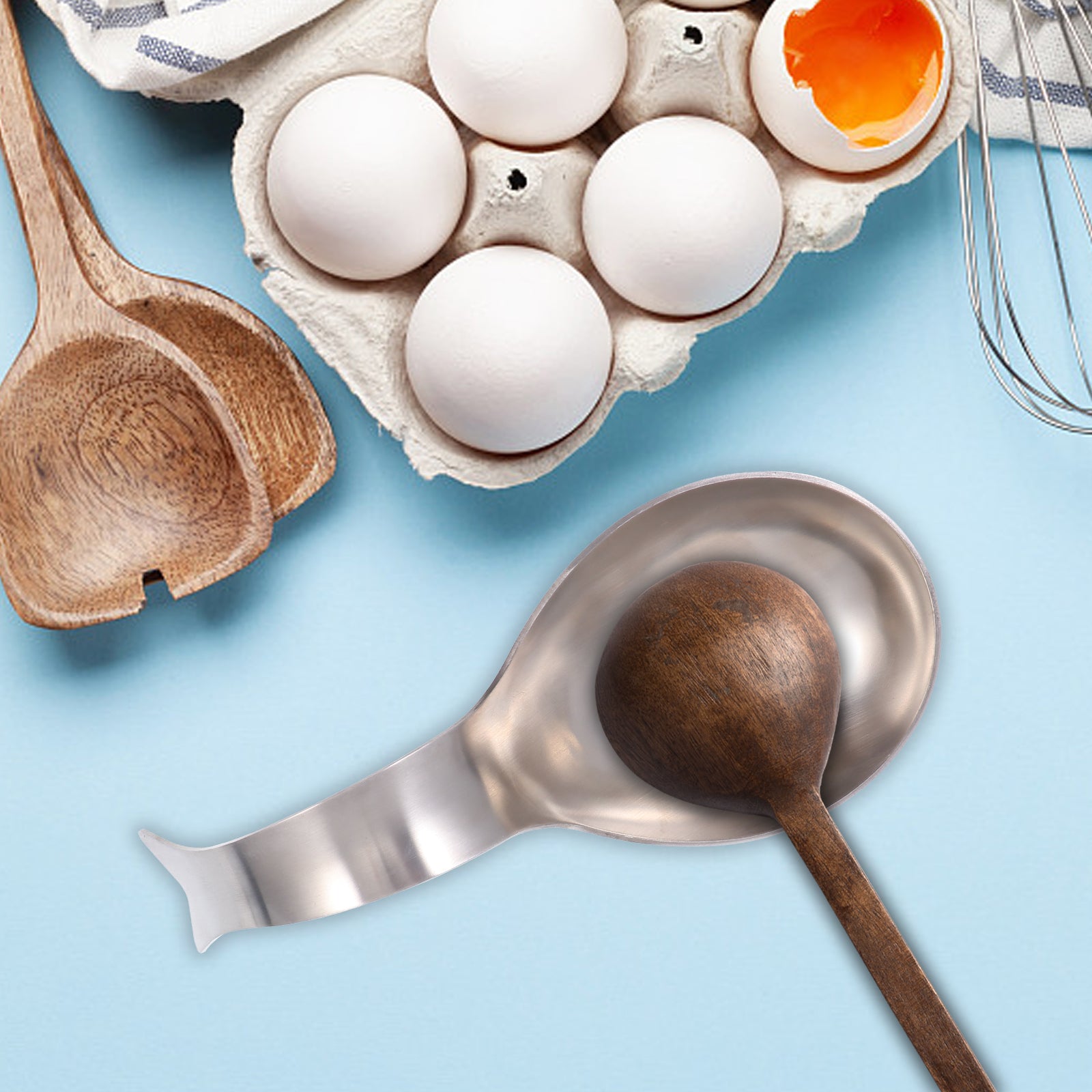 unbrandedStainless Steel Spoon Rest Pots for Kitchen Utensil Holder Stand
