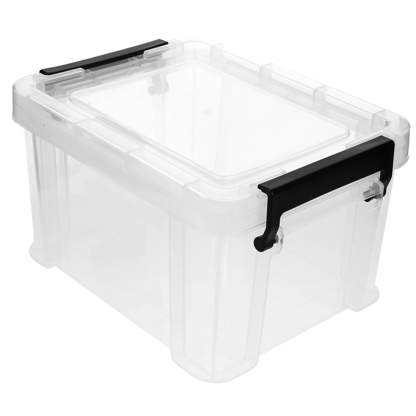 Transparent Dust-proof and Moisture-proof Household Storage Box with Lid Makeup