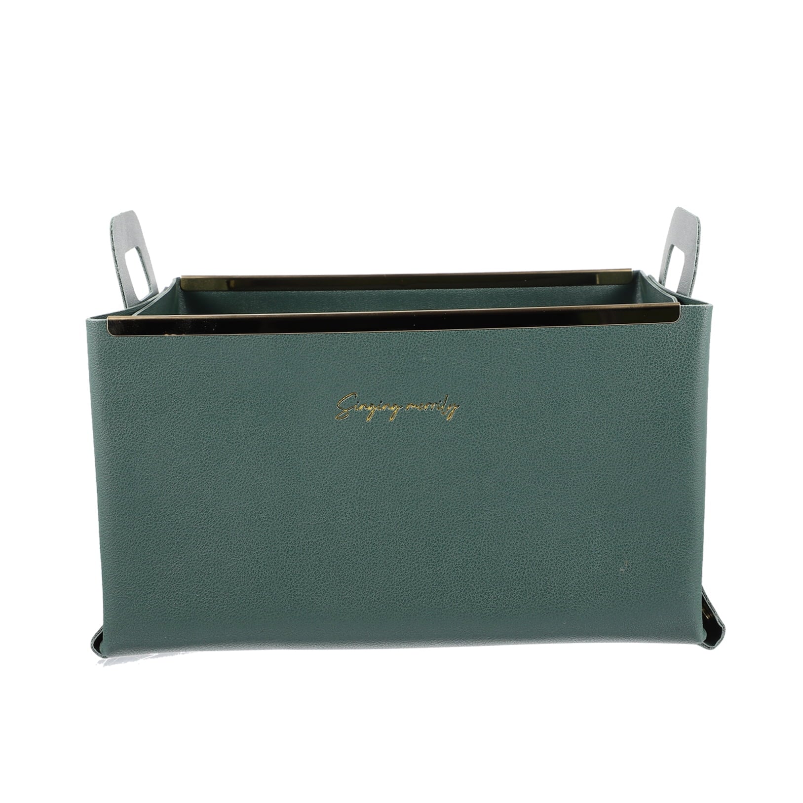 Storage Basket Cube Leather Lightweight Box Home Use Organizer