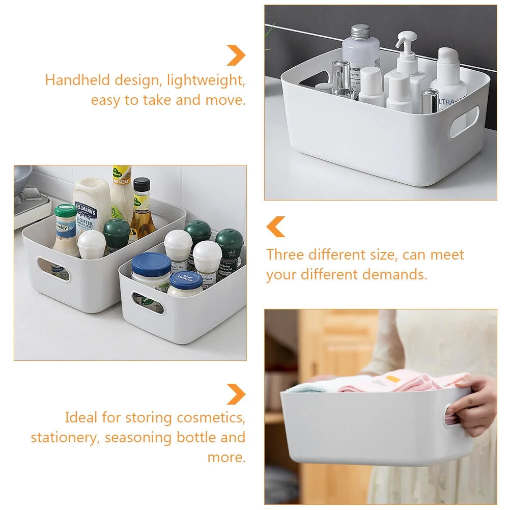 Basket Storage Box Three-Piece Set Medium Containers Boxes