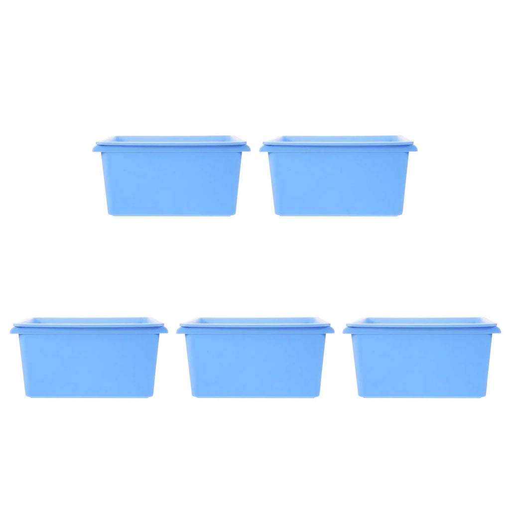 5pcs Desktop Simple Storage Box Multi-functional Organizing Box Desktop Small Object Organizer
