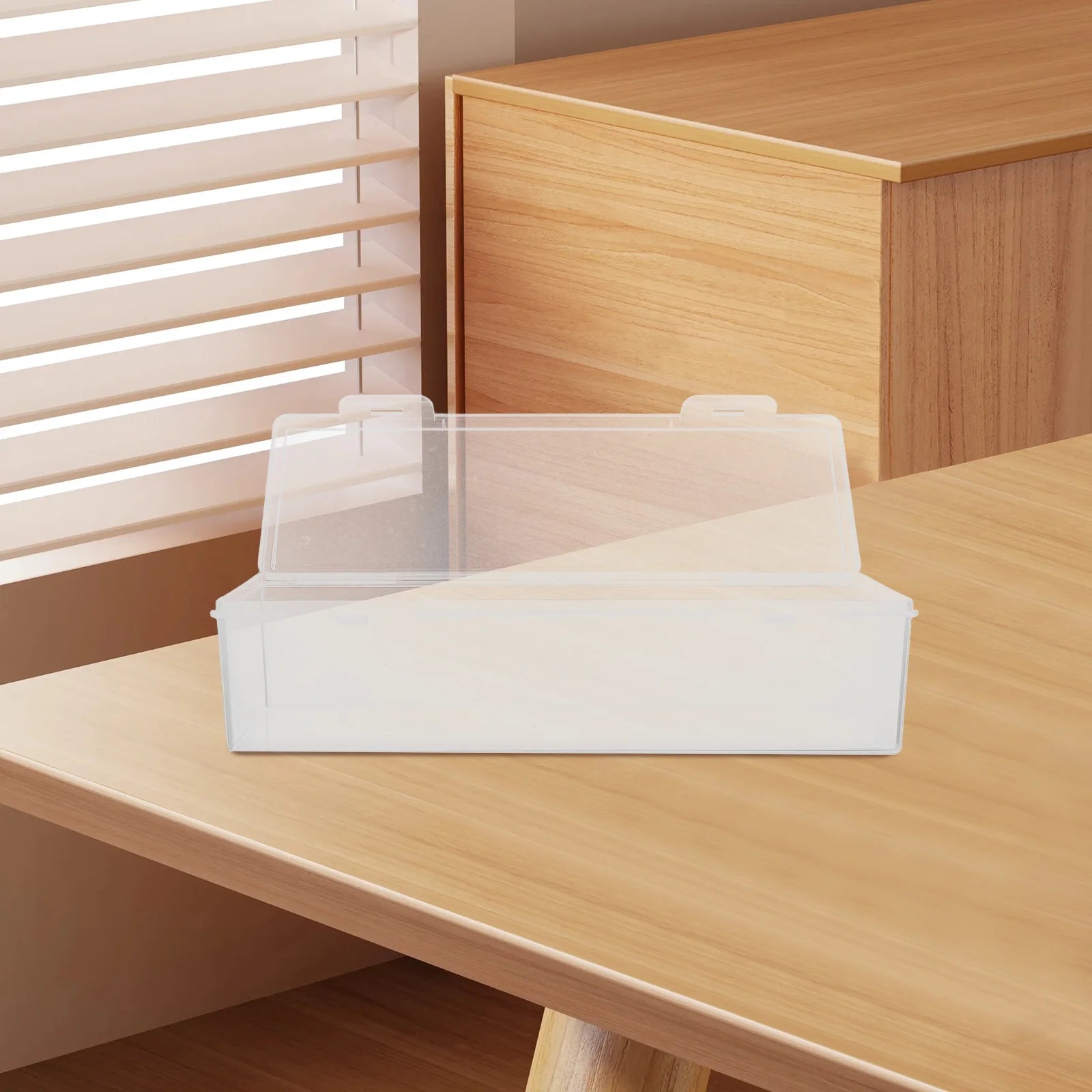 Air Outlet Decoration Card Storage Box Child 29.20X9.20X7.20CM Transparent