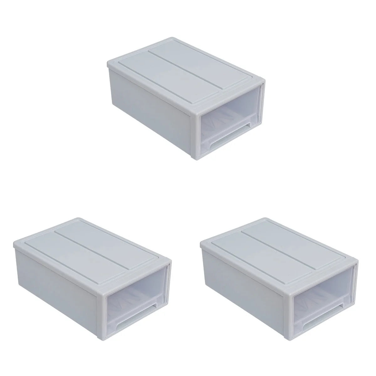 3pcs Drawer Clothes Storage Box Closet Storage Organizer Holder Box for Children Kids RoomNursery Playroom Blue