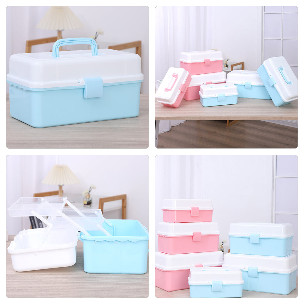 Organizer Boxes Art Tools Storage Case Stationery Sturdy Child