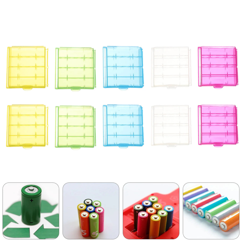 30 Pcs Battery Lithium Storage Box Organizer Container Safety