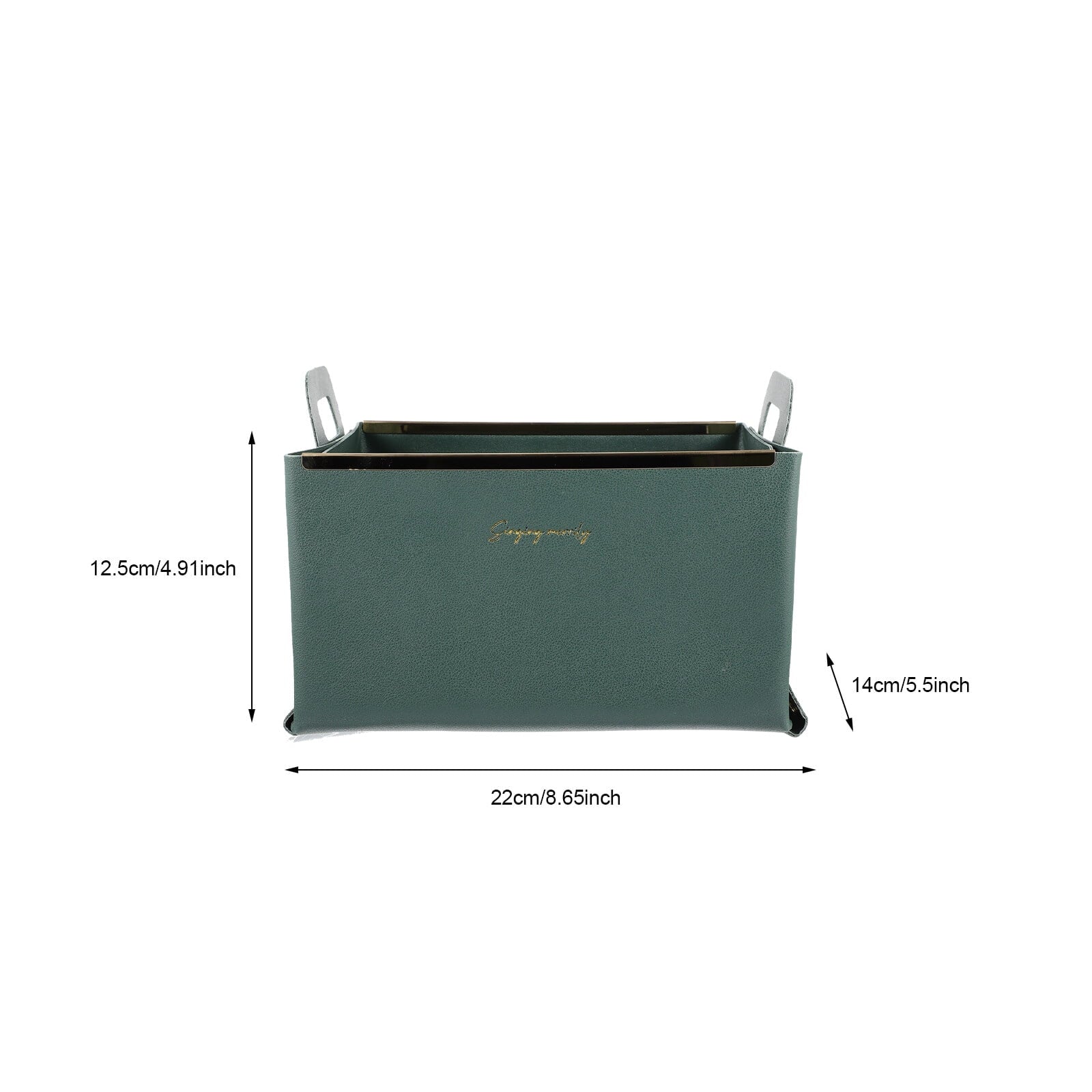 Storage Basket Cube Leather Lightweight Box Home Use Organizer