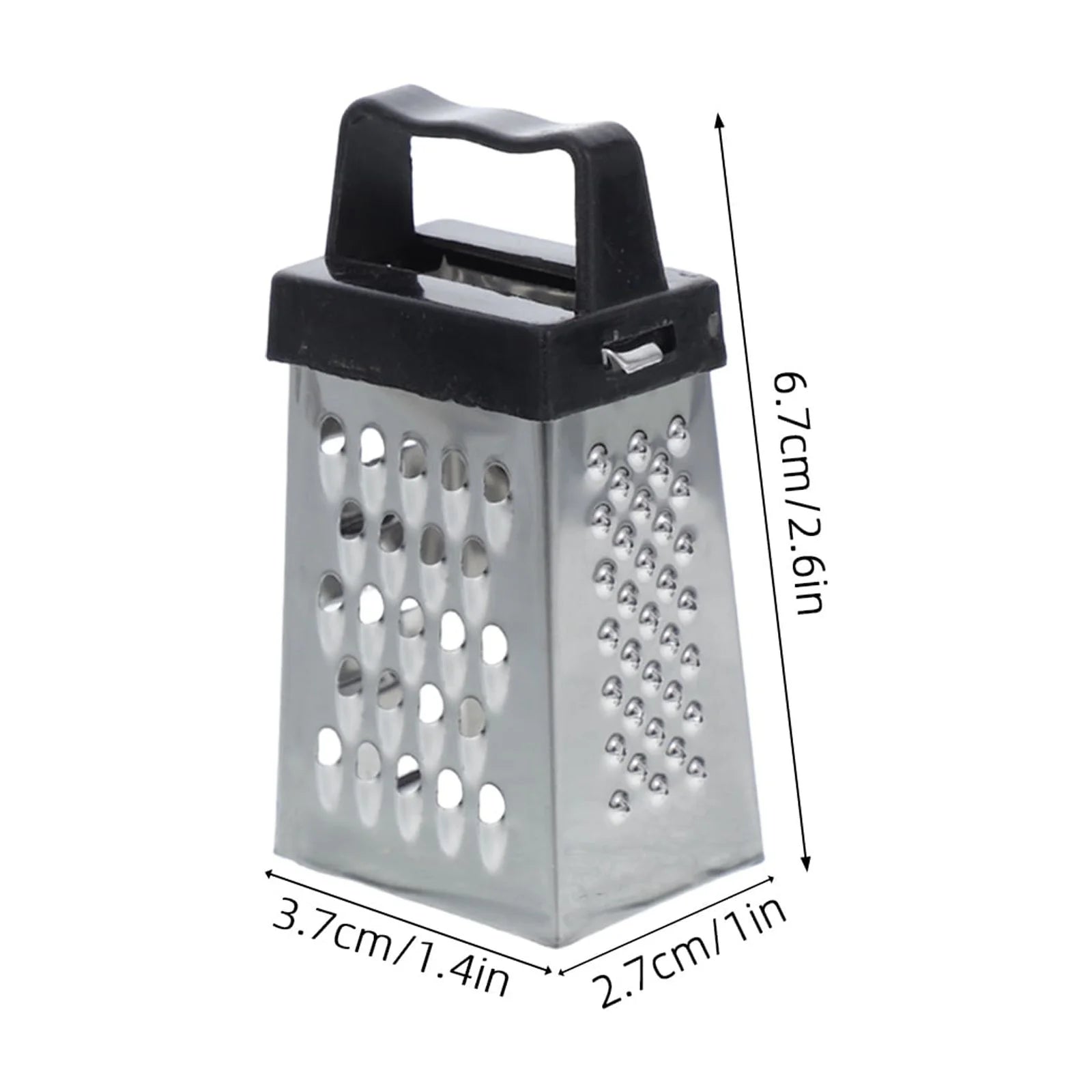 unbranded 6pcs Mini Cheese Grater Stainless Steel Small Box Grater Vegetables Shredder Handheld Kitchen Tool for Slicing Cheese Ginger Potatoes