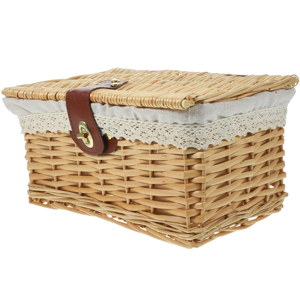 Shelf Storage Boxes Tote Bins for with Lid Toy Organizer Sundries Container