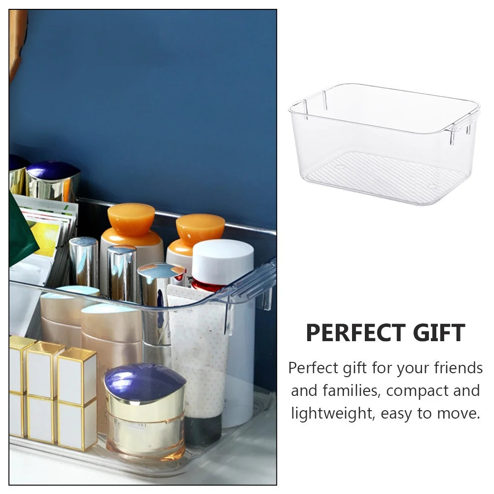Clear Organizer Drawers Storage Bins Cosmetic Box Sundries Container