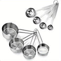 Stainless Steel Measuring Spoons and Measuring Cups Kitchen Tools for Drying and Liquid Ingredients Cooking and Baking Categories Measuring Spoons Measuring Cups Scale Bowls