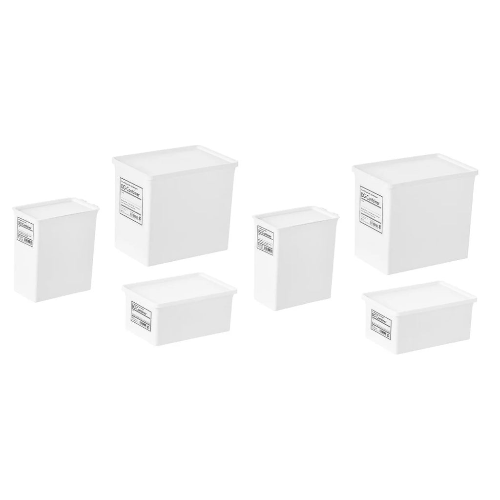 6 pcsHome Use Storage Box Lid Washing Powder Box Storage Box Practical Container