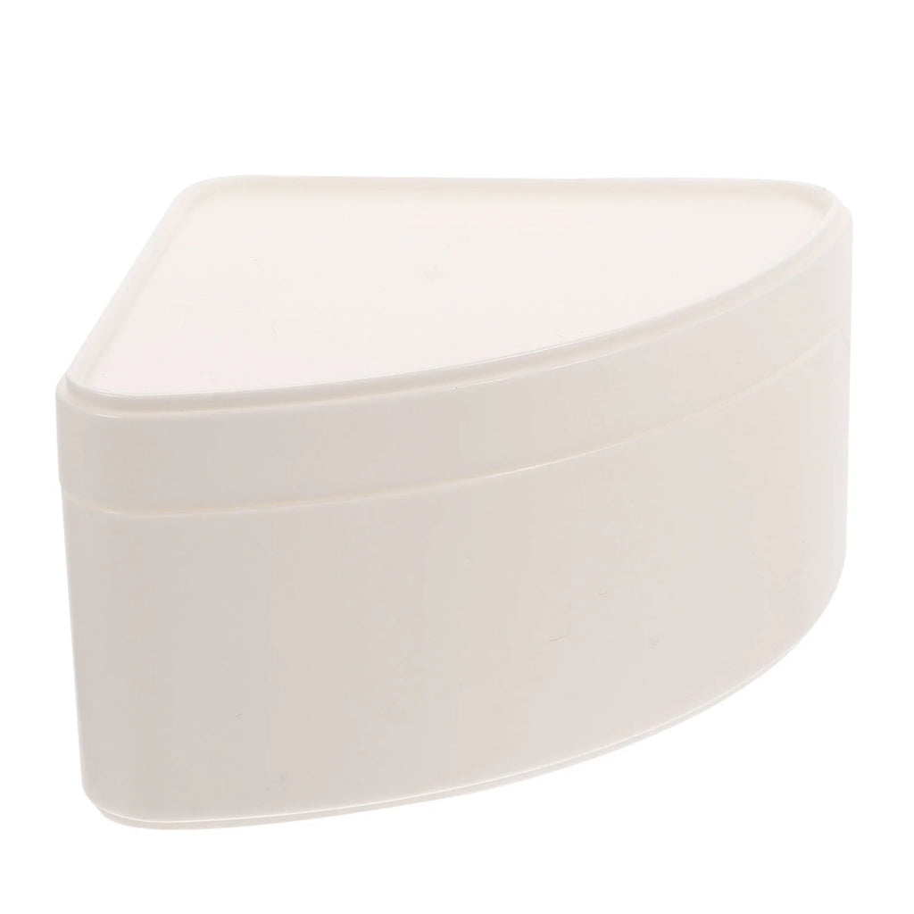 2 Pcs Storage Box Containers Bins Crate Office Trash Can White