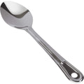 Super Strong 11 Inch Serving Spoon Ergonomic Stainless Steel Cooking Utensil Large Basting Spoon for Professional Restaurant Buffet Banquet Service and Home Chefs Silver
