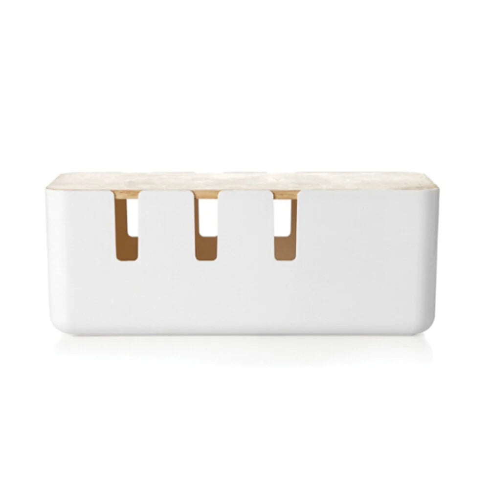Power Cord Storage Box Cable Travel Organizer Case Organiser The Wire