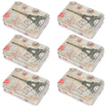 6 Pcs Desktop Storage Boxes Case Pantry Organizers and Clear Greeting Card