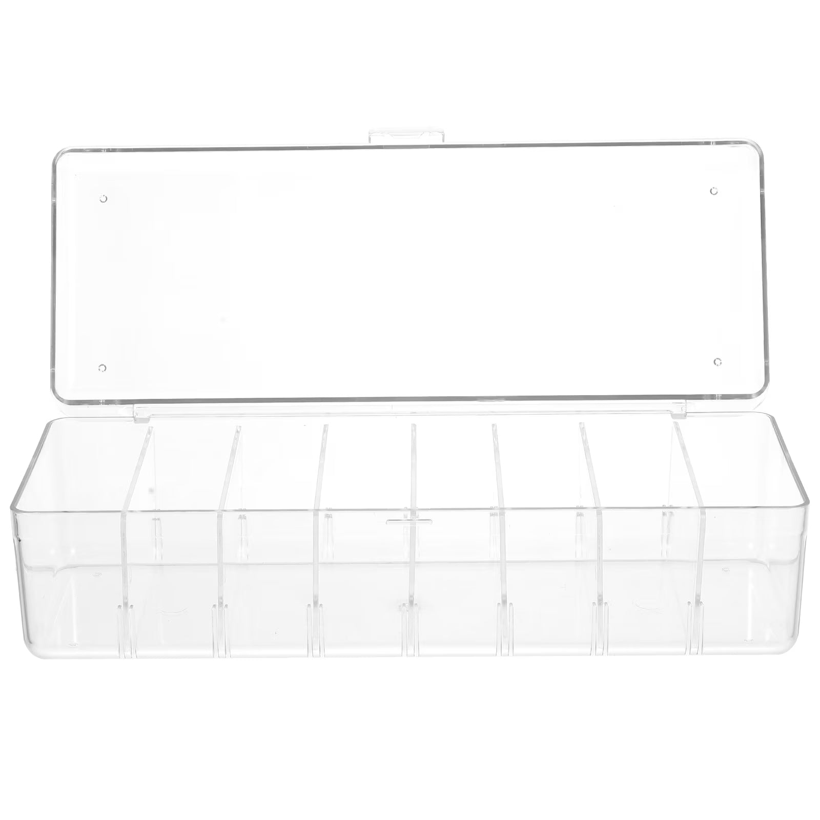 Card Game Business Cards Card Storage Box Travel 26X10X7.5CM Transparent