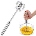 Egg Whisk,2 Pack Stainless Steel Home Kitchen Tool Hand Easy Whisk Egg Beater Manual Mixer Blender for Whisking Beating &amp; Stirring.