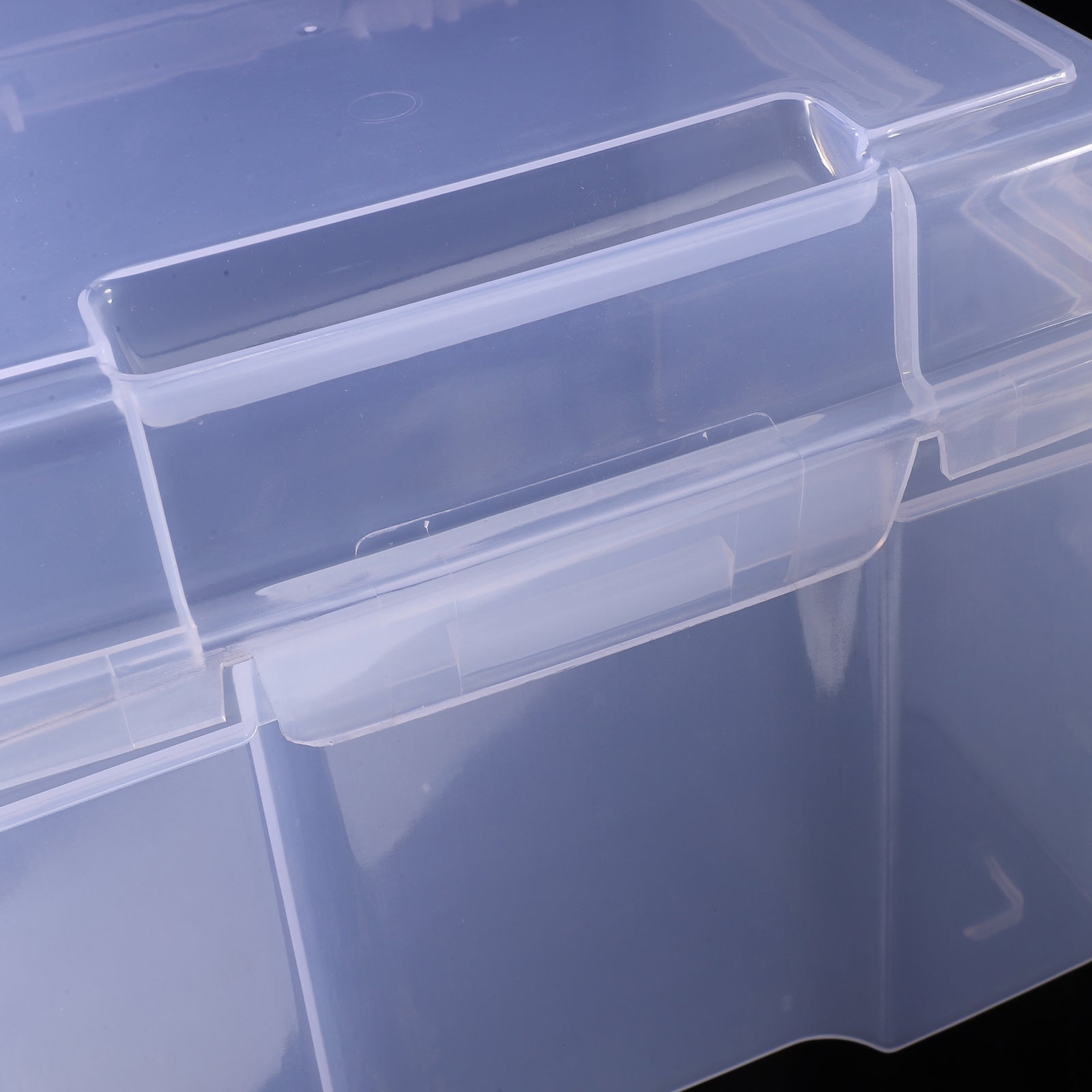 6Pcs Cards Storage Boxes Postcards Photos Organizing Cases Clear Plastic Storage Cases