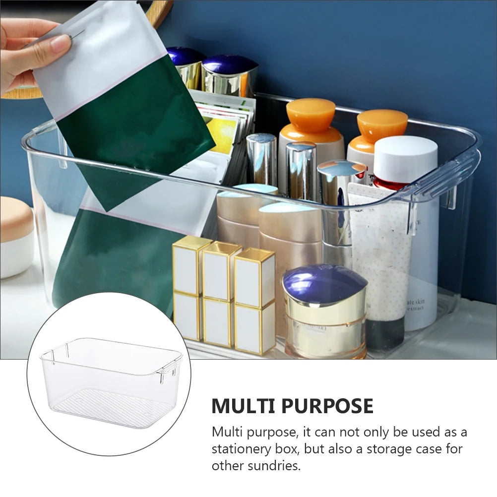 Clear Organizer Drawers Storage Bins Cosmetic Box Sundries Container