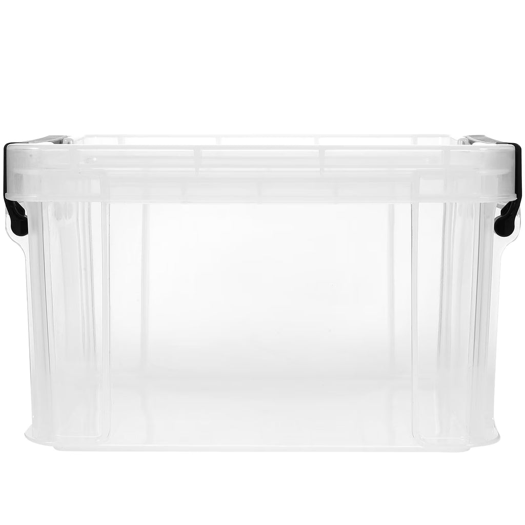 Transparent Dust-proof and Moisture-proof Household Storage Box with Lid Makeup