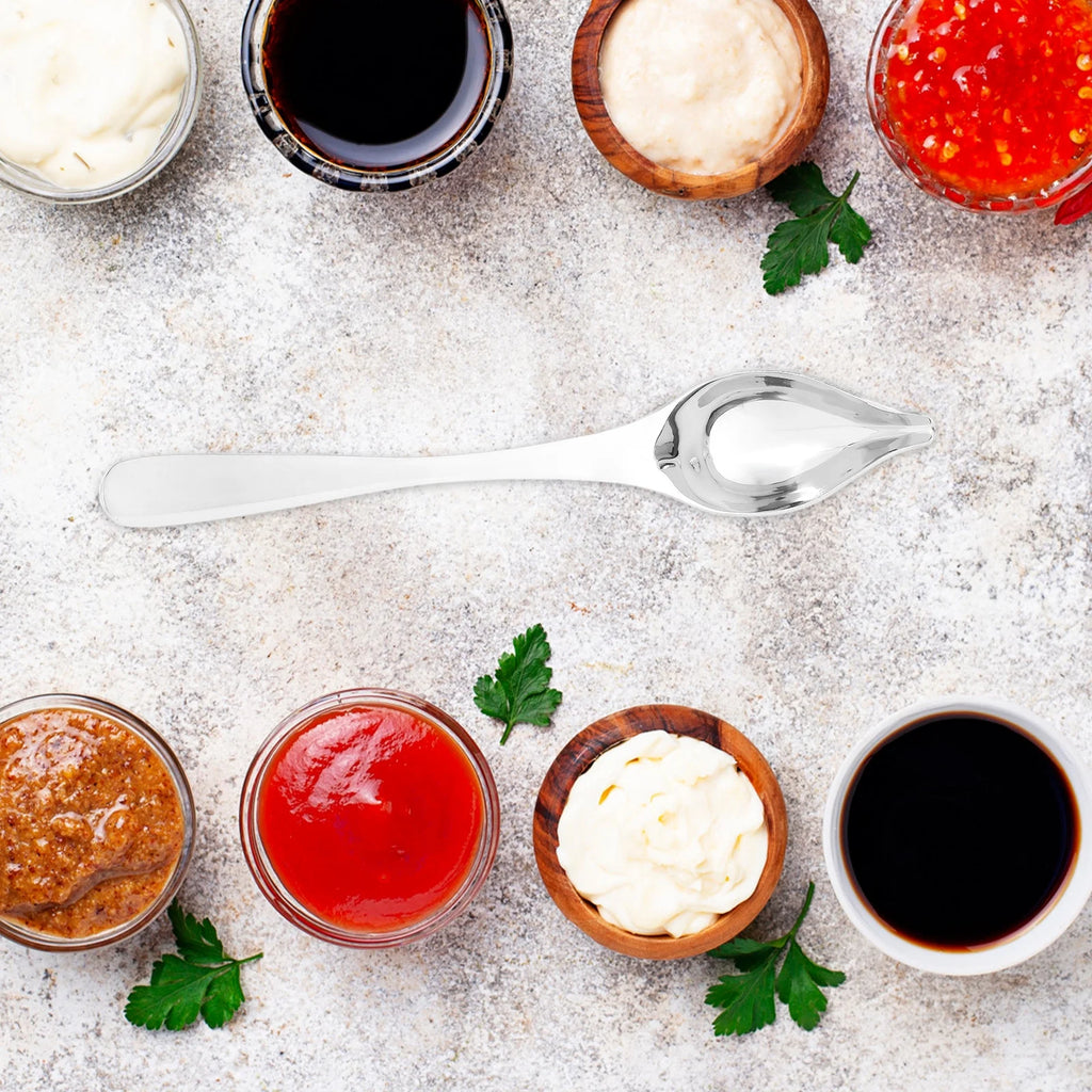 unbranded Household Spoon Stainless Steel Sauce Spoon 19.50X3.50X3.50CM Silver