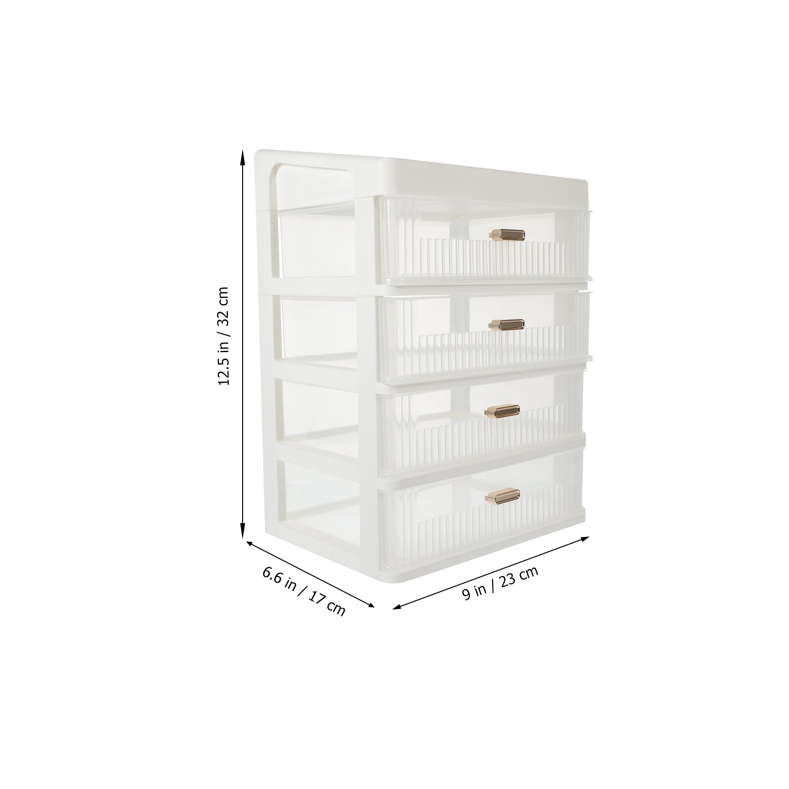 Skincare Desktop Storage Box 32.00X23.00X17.00CM White