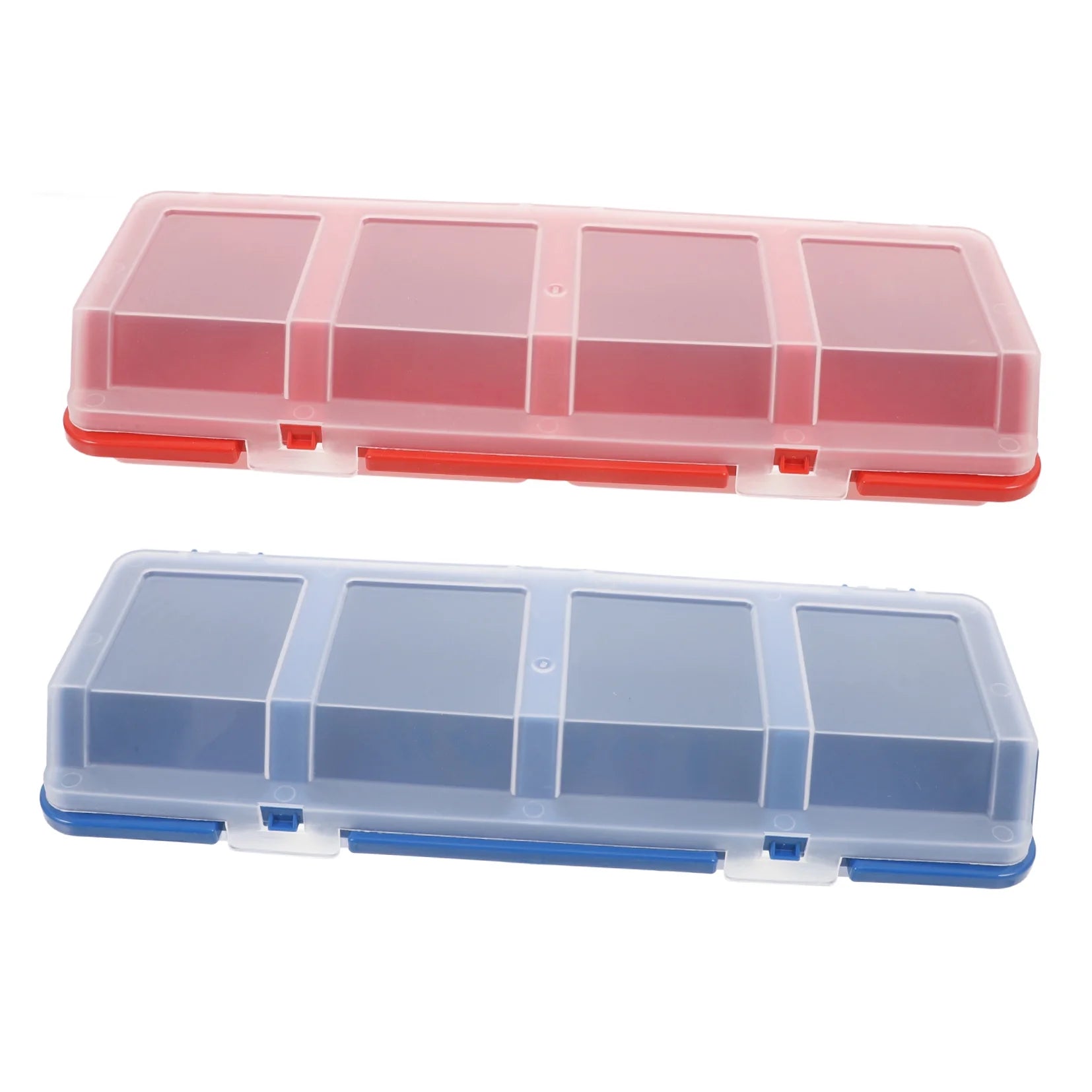 2 Pcs Screw and Nail Organizers Storage Parts Box