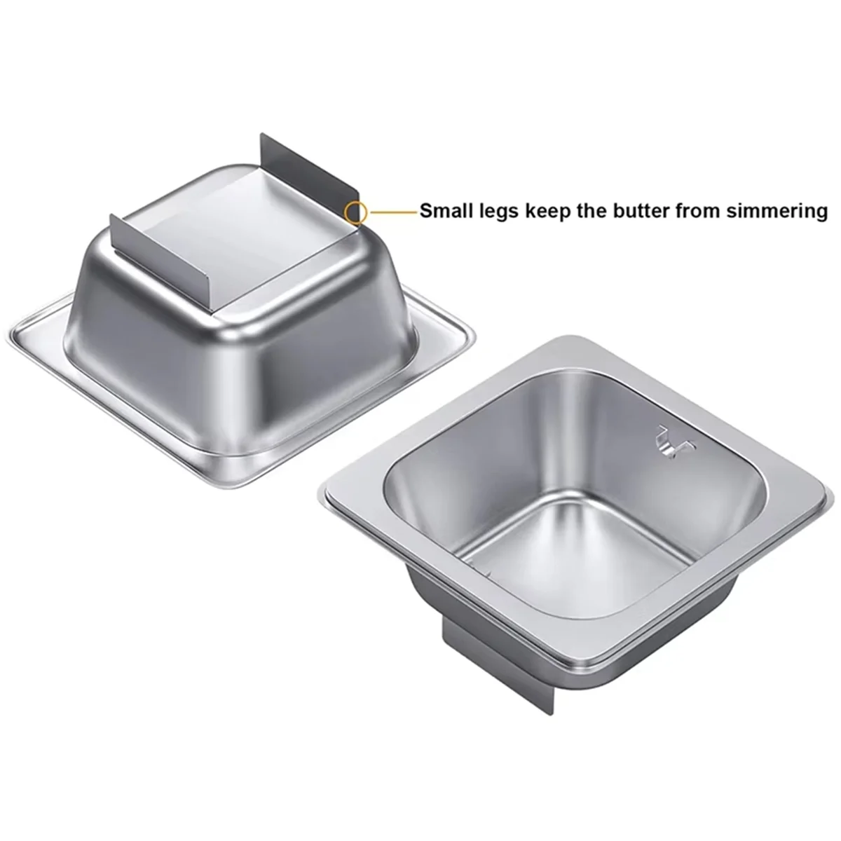 Stainless Steel Butter Wheel - Melted Dispenser for Even Spreading Essential Kitchen Gadget American Burgers