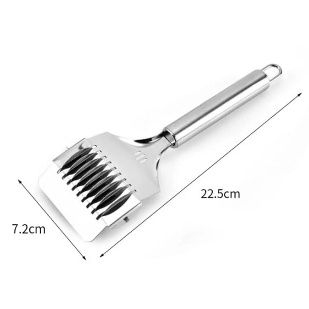 High Grade Stainless Steel Noodle Lattice Roller Dough Cutter for Kitchen Cooking Tools