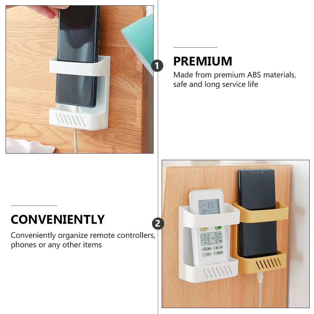 4 Pcs Clear Storage Boxes with Lids Remote Control