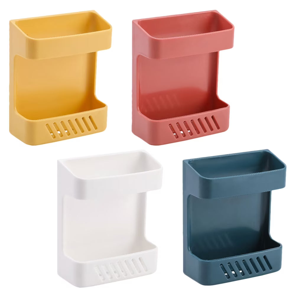 4 Pcs Clear Storage Boxes with Lids Remote Control