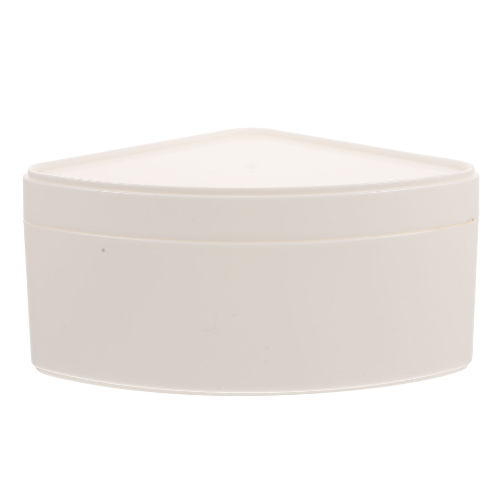2 Pcs Storage Box Containers Bins Crate Office Trash Can White