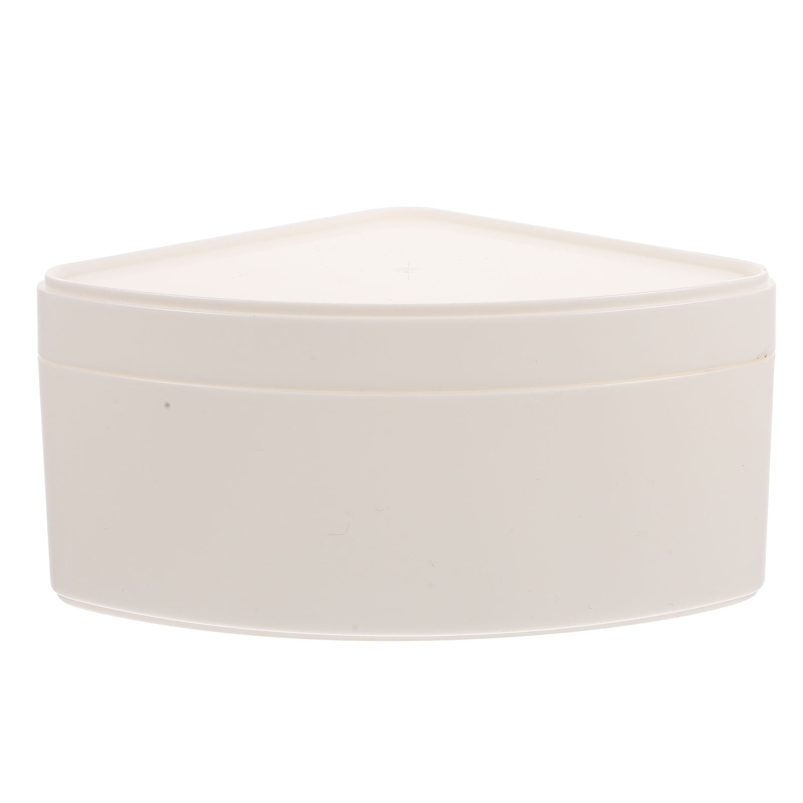 2 Pcs Storage Box Containers Bins Crate Office Trash Can White