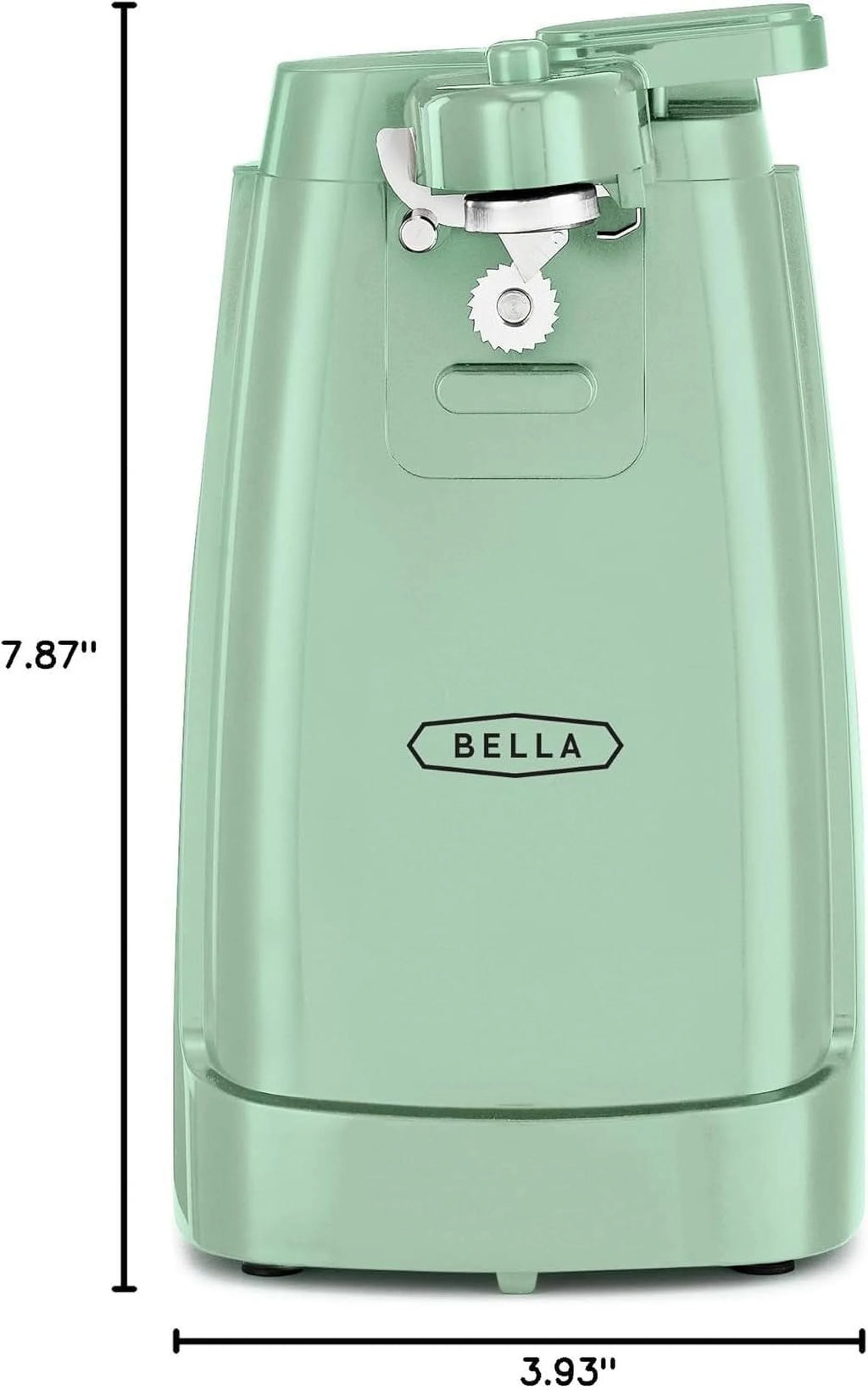 Electric Can Opener and Knife Sharpener Multifunctional Jar and Bottle Opener with Removable Cutting Lever and Cord Storage Stainless Steel Blade,