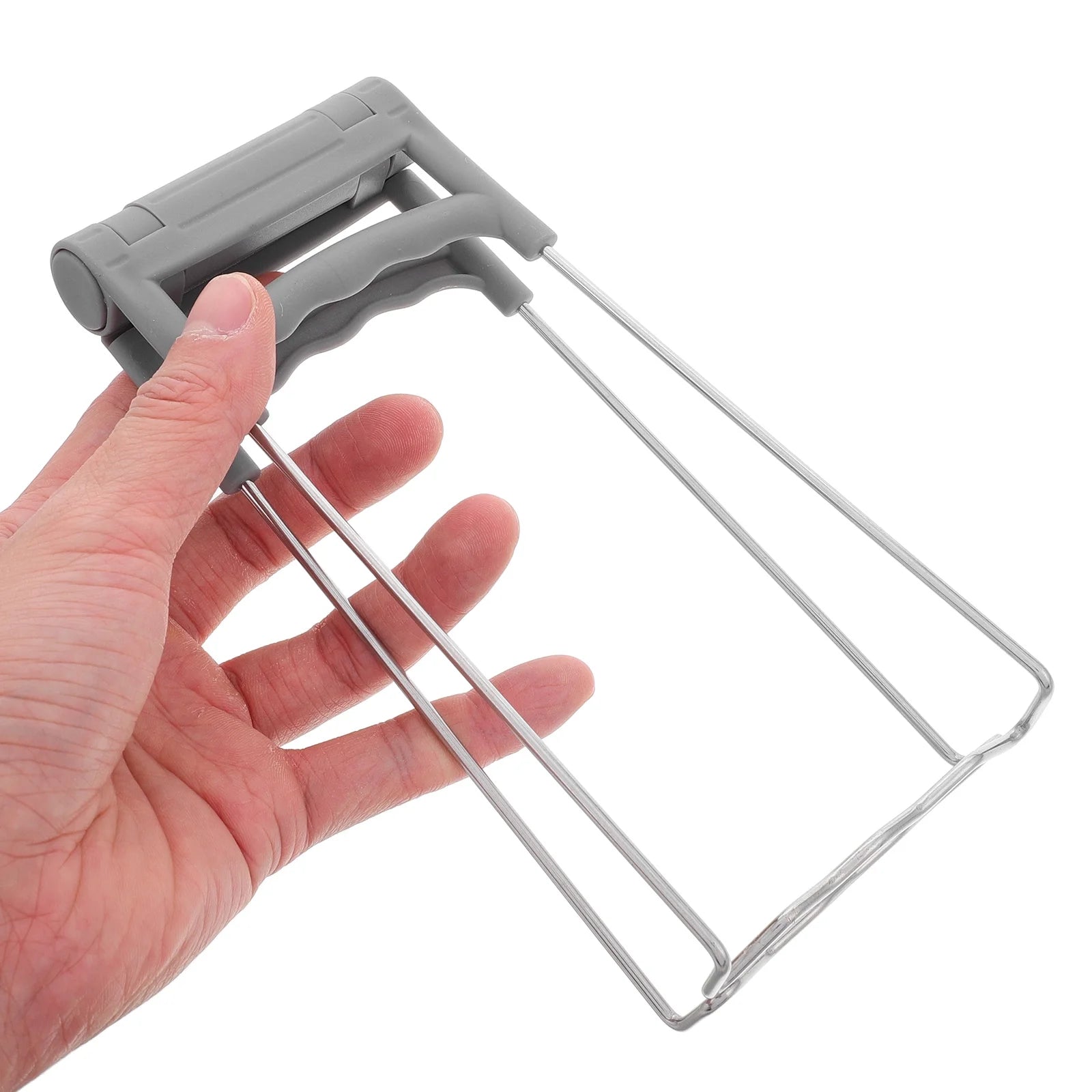 unbrandedKitchen Retriever Tongs Stainless Steel Plate Bowls Gripper Grey