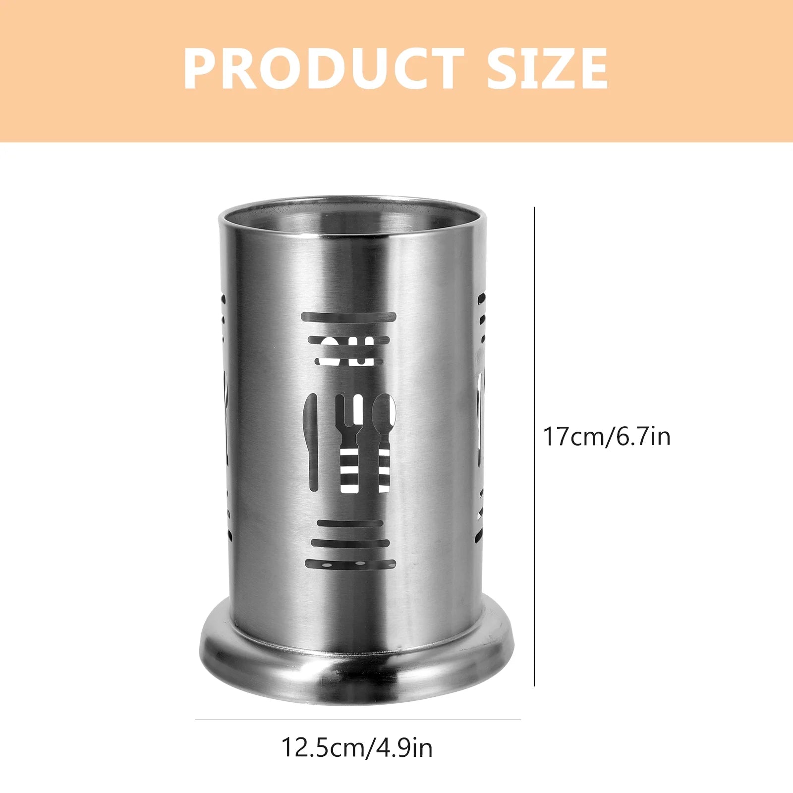 unbrandedDishwasher Stainless Steel Chopstick Holder Kitchen Utensil Container Organizer