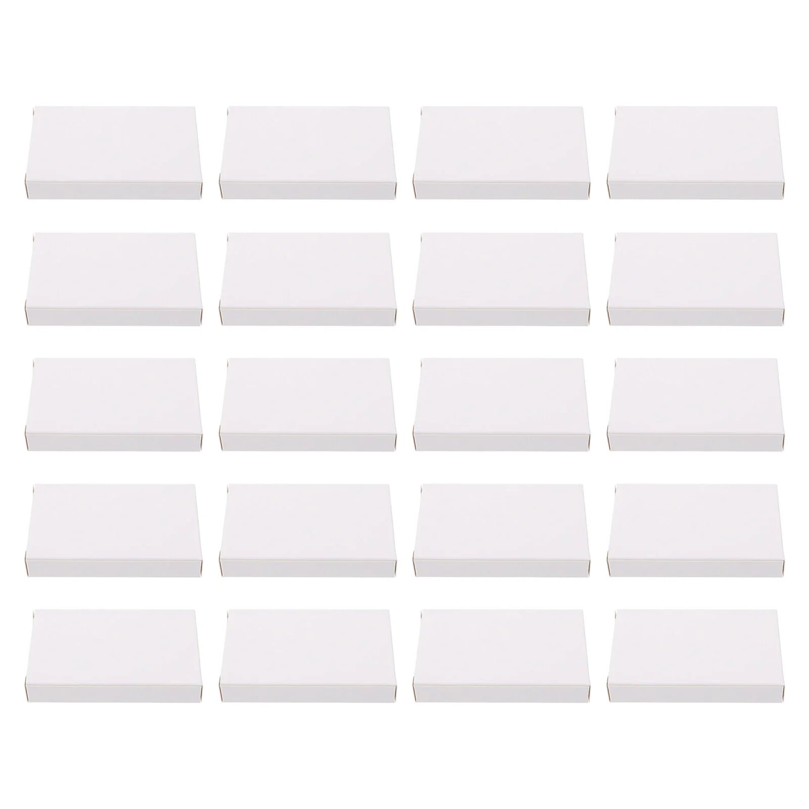 30 Pcs Miniature Storage Case Boxes Carton Cardboard Portable Folding