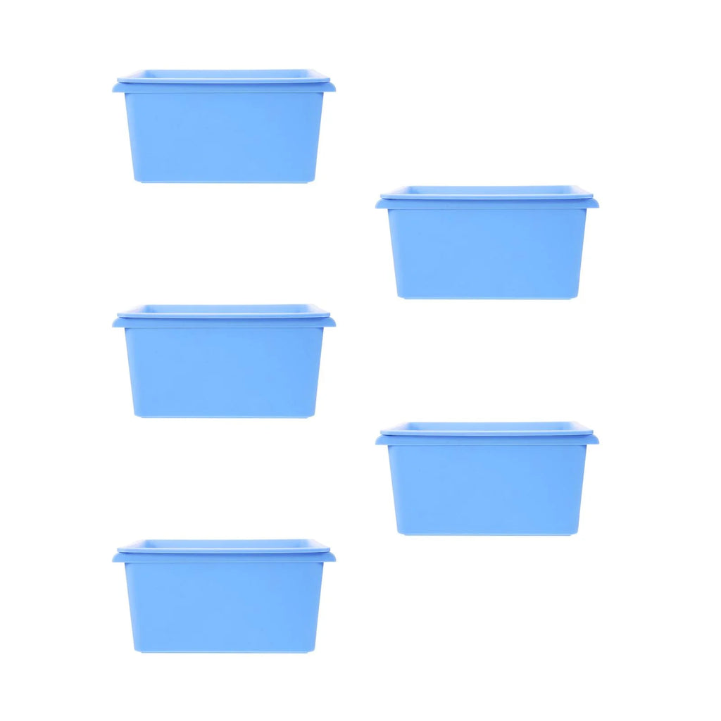 5pcs Desktop Simple Storage Box Multi-functional Organizing Box Desktop Small Object Organizer